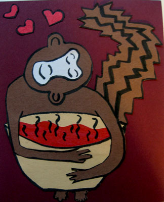 First a SquirrelMonkey met a Soups